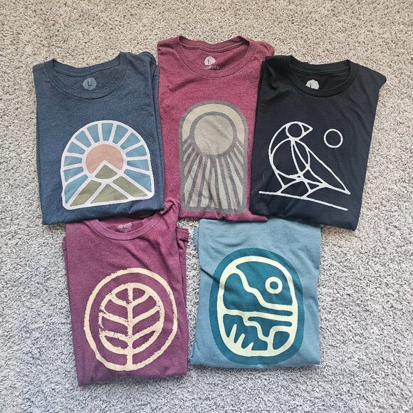 Lot of 5 Wohven Men's Tshirts size Large - Picture 2 of 8